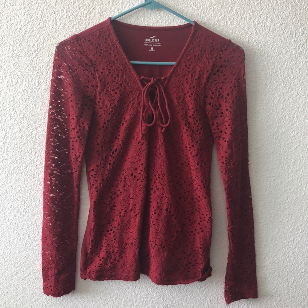 Long Sleeve Lace Top
